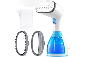 BRYZE Handheld Clothes Steamer, 1500W Fast Heat-Up, 280ml Detachable Water Tank, Portable Garment Steamer for Wrinkle Removal, Vertical & Horizontal Steam Iron for Home, Travel & Office