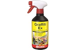 decotric Graffitientferner EX 500 ml | starke Lösekraft | kurze Einwirkzeit | biologisch abbaubar | einfache Anwendung