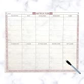 BUFFER&reg; Transparent Self Adhesive Pen Weekly Planner 40cm-50cm