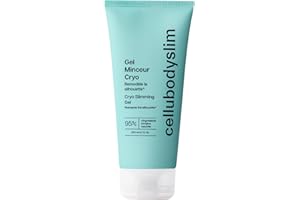 CELLUBODYSLIM Gel Minceur Cryo | Réduit Graisses et Remodelage Intensif de la Silhouette | Effet Froid Amincissant avec Caféine, Menthol et Lotus d'Orient | 95% Ingrédients Naturels | 200 ml
