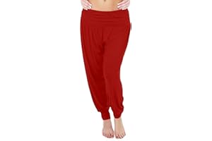 Love My Fashions® Harem Pants for Women UK High Waist Plain & Printed Ali Baba Trousers Stretchy Lightweight Summer Casual Yoga Pants for Ladies