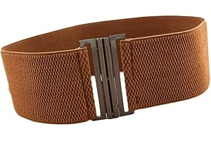 Oyccen Femmes Ceinture Large élastique Robes Ceintures avec Boucle en Métal