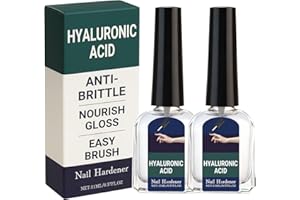 WENCHRISDT 2Pack Nail Strengthener, 11ML Natural Calcium Nail Hardener Extra Strong and Growth, Anti Brittle Nails Strengthener for Damaged Weak, Nails Repair Growth Serums