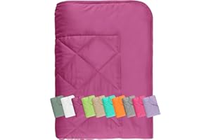 npluseins estivo – Coperta da picnic – leichtbettd angolo – in 2 misure e 7 colori moderni, bacca, ca. 155 x 220 cm