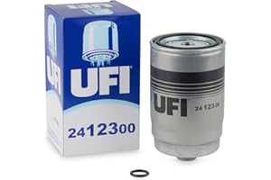 UFI Filters, Filtro Gasolio 24.123.00, Filtro Carburante per Ricambio, Adatto ad Auto, Applicabile su Diversi Modelli Hyundai e Kia