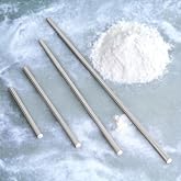 Badem10 Al&uuml;minyum Metal Oklava 4'l&uuml; Set B&ouml;rek Hamur Yufka A&ccedil;ma Silindir Yuvarlak Uzun Kısa Mutfak Ara&ccedil;