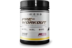 HEALTHY FUSION Potente Pre-Workout | Beta Alanina, Creatina, Taurina, Citrullina, Betaina, Caffeina e Vitamine | Potenzia e migliora le prestazioni energetiche | Maggiore forza muscolare e resistenza fisica | 300g