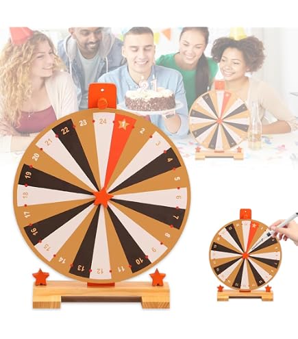 Roue De Récompense Didiseaon 30 X 36 Cm Avec Support - Roulette Vierge Pour Jeux, Carnaval, Salon Professionnel, Fêtes - 9