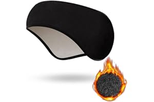 Minicoco Ear Muffs Fleece Ear Warmer Headband Winter Warm Ear Muffs for Wind Winter Earmuffs Cycling Headband Ear Warmer for Skiing Running