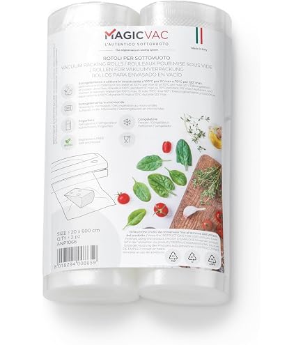 Magic Vac, Dinamika, Machine Sous Vide Alimentaire Multifonction Professionnelle, pour Sachets Sous Vide, Contenants et Marinades, avec Kit Sous Vide Alimentaire, Brevetée, Argent Blanc Magic Vac, Dinamika, Machine Sous Vide Alimentaire Multifonction Professionnelle, pour Sachets Sous Vide, Contenants et Marinades, avec Kit Sous Vide Alimentaire, Brevetée, Argent Blanc