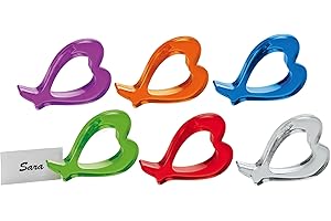 Guzzini, Lot De 6 Ronds De Serviettes, 7,7 x 1,5 x h5,5 cm