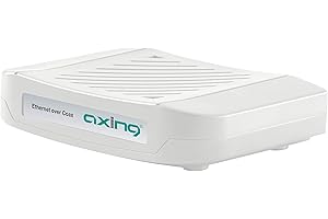 Axing EOC 1-32 - Adaptador Ethernet a través de Cable coaxial (1800 Mbps, 5-204 MHz)