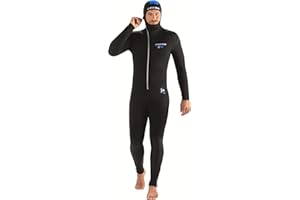 Cressi Diver Man Combinaison de plongée monopièce pour Homme avec Capuche Fixe