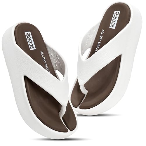 DOCTOR HEALTH SUPER SOFT Women Soft Cushioned Flip Flops | Lightweight Comfort Slippers | Anti-Slip Casual Sandals for…