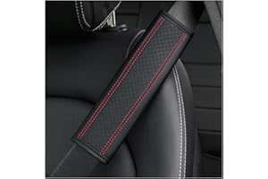 CGEAMDY 2 Piezas Cuscino Cintura Sicurezza, Hombreras de Cinturón de Seguridad, Protezione per Cintura di Sicurezza, Imbottitura per Cintura di Sicurezza, para Adultos y Niños (Rosa)