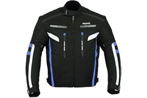 RKSPORTS RK Sports 1637 MENS WATERPROOF TEXTILE MOTORBIKE MOTORCYCLE JACKET CE ARMOUR