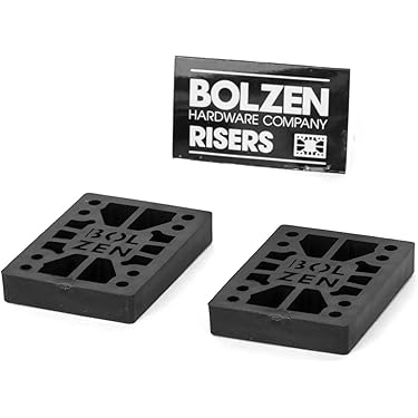 Rehausseurs De Skateboard 1/8” – 10 Pièces Cales Coudées Noires Uxcell