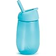 Munchkin Simple Clean Straw Cup, spill proof cup for toddler/kid boys and girls, leak proof and easy to hold, 10oz Capacity,12 Months and above, Blue