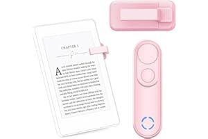 Inncarvs RF Fernbedienung Seitenwenden zum Lesen für Kindle, iPad, iPhone, Android Tablets E-Book Lesen Romane, RCPT07 Rosa