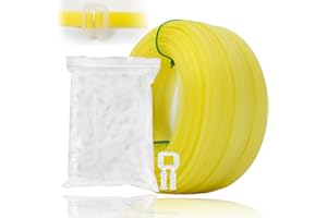 ANMAS POWER Kit de cerclage d'emballage, cerclage en polypropylène (PP), 13 mm x 100 m avec 100 boucles en plastique pour l'emballage