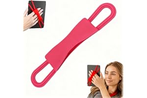 Gerhua Comfortable Hand Strap Holder & Grip for 4.7-8" Tablets,Universal Hand Strap,E-Readers & Accessories,Perfect Reading in Bed Holder (Red)