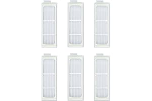 FIXBETTER Filtr Hepa do Deebot T20 Omni Robot Vacuum Cleaner część zamienna, filtr zmywalny i wielokrotnego użytku (6 szt.)