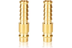 SUKUDON Druckluftkupplung 10MM/ Druckluft Schnellkupplung Druckluft Zubehör Druckluftkupplung Male männlich Kupplung Schnellkupplung Stecknippel