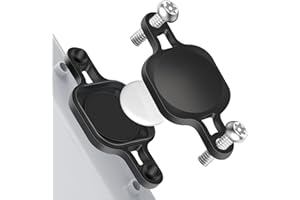 HQCM Soporte para Bicicletas AirTag, Carcasa del localizador Airtag, Resistente al Agua, antirrobo, para el posicionamiento de la Bicicleta, Incluye Tornillos de Seguridad y Herramientas.