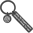 BAUNA When The Dungeon Master Smiles It's Already Too Late Keychain Dungeon Master Gift