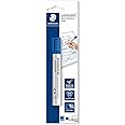 Staedtler 351 B-3 Bk Whiteboard Marker Lumocolour (Wedge Tip Approx. 2 Or 5 Mm Line Width, Made In Germany, Dry And Residue-Free Wiped Off Whiteboards) Blue