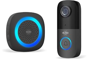 ELRO DV2000IP Wi Fi IP Videodörrklocka | med Inomhusenhet | 1080P Full HD