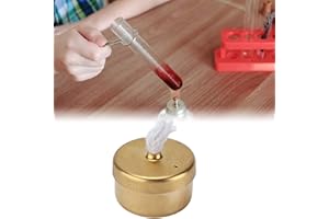 MOUMOUTEN Labor Alkohol Brenner, Dentalalkoholbrenner, Kupfer Alkohol Lampe, Alkoholbrenner for Biologie, Chemie, Dentallaborlampe 2,7x1,6cm