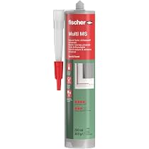 Fischer Colle Hybride MS 290ml - Montage Sans Vis Plaques Plâtre - Sans Solvant Ni Odeur
