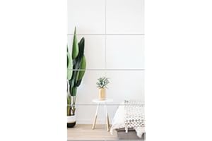 EASYVIBE Full Length Acrylic Mirror Tiles 35cm x 30cm x 8 Pcs, Toddler Mirror Unbreakable Non Glass Safety Plastic Mirrors for Children, Frameless Preschool Mirrors for Classroom Kids Mirror Self Adhesive