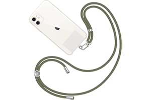 MARARDI Cordón Correa para Móvil Colgante Cinta con Parche de Plástico - Cadena Teléfono Universal Colgador para Cuello - Cuerda Funda Colgar Lanyard con Enganche Accesorios Llavero