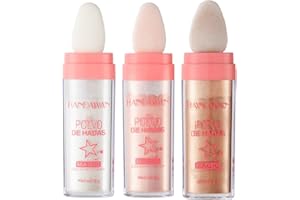 BELIKY GIRL Highlight-Puder Gesichts-Highlight-Rouge Sparkly Shimmer Natural High Gloss Powder For Face Body Hair Fairy High Light-Puder (All)