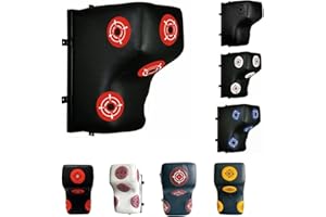 MAXX PRO BOXING GEAR MAXX Leather Wall-Mounted Striking Punch Bag - Premium Punch Pad in Two Sizes