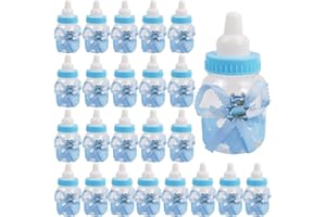 CENRONG Süßigkeiten Flaschen,24 Stück Baby Party Flasche Candy Flaschen Baby Candy Box Milchflasche Baby Shower Party,Geburtstagsfeier Dekoration Für Jungen und Mädchen