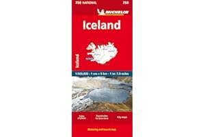 Mapa National Iceland (11750): Straßen- und Tourismuskarte 1:500.000: 750