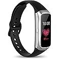 Watbro Compatible with Samsung Galaxy Fit SM-R370 Bands,Adjustable Soft Silicone Replacement Band Straps Wristbands Bracelet Fit Samsung Galaxy Fit Fitness Smartwatch for Women Men