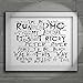 Produktbild `Noir Paranoiac` Art Print - RUN DMC - Raising Hell - Signed & Numbered Limited Edition Typography Unframed 25 x 20 cm (10 x 8 inch) Album Wall Art Print - Song Lyrics Mini Poster