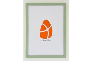 BLINKZ DECORATIONS Rainbow 20 Colours Range Modern Thin Picture Photo Poster Frame Decor A2 A3 A4 A5 Sizes (Lime Green, A4)