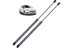 Koaudb 2x Verin de Coffre pour Ford Fiesta MK6 2008-2012 2013 2014 2015 2016 2017 Voiture Vérin Coffre Noir Verin Hydraulique Verin a Gaz Remplacer pour #8A61A406A10AC, 8A61A406A10AB, 8A61A406A10AA