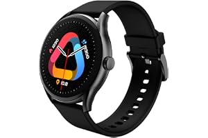 QCY Watch GT smartklocka med Retina 1,43 AMOLED HD-skärm, ljusskärm för högsta ljusstyrka, metallklockram och krona, hälsoövervakning, upp till 10 dagars batteritid och 100 + sportlägen –