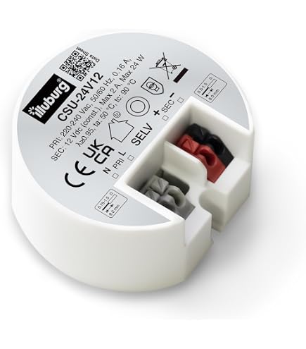 Transformateur LED 220V 60V IP20 18W DC 300mA