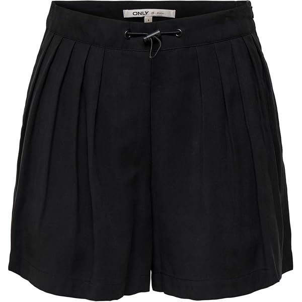 ONLMAY High Waist Stripe Shorts 2er Pack – Schwarze Jeansshorts Mit Mittelhoher Taille