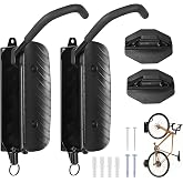Dcceeo 2 Pack Bicycle Bracket Swivel Wall, Vertical Swivel Wall Mount for Bicycles, MTB and Road Bike Holder Vertical Swivel