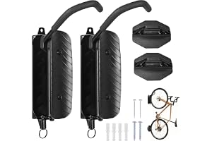 Dcceeo 2-pack vridbar väggcykelhållare, vridbart väggfäste för cyklar, MTB och landsvägscykel, vertikal roterande väggfäste för garage/inomhus