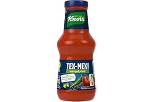 ‎KNORR Knorr Tex-Mex Sauce leckere Grill- und Wrap Sauce mit würzig-pikantem Geschmack 250 ml