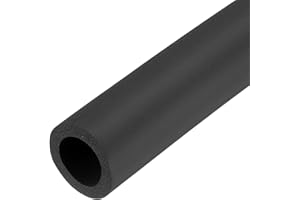 QUARKZMAN Tubo de Aislamiento de Espuma para Tuberías Aislamiento de Tuberías 22mm ID 30mm OD 20" Preservación del Calor para Soporte de Agarre de Manija, Negro